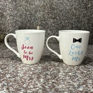Set of the 2 mugs - Engagement Gift